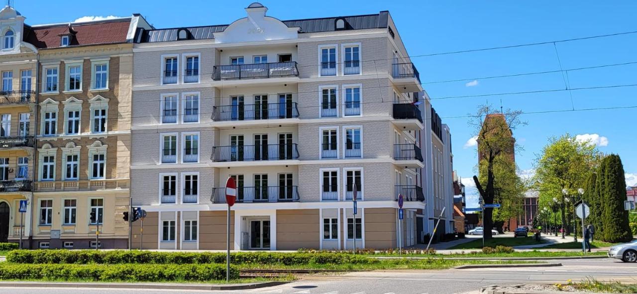 אלבלאג Komfortowy Apartament Przy Bramie Targowej Z Tarasem- Old Town מראה חיצוני תמונה